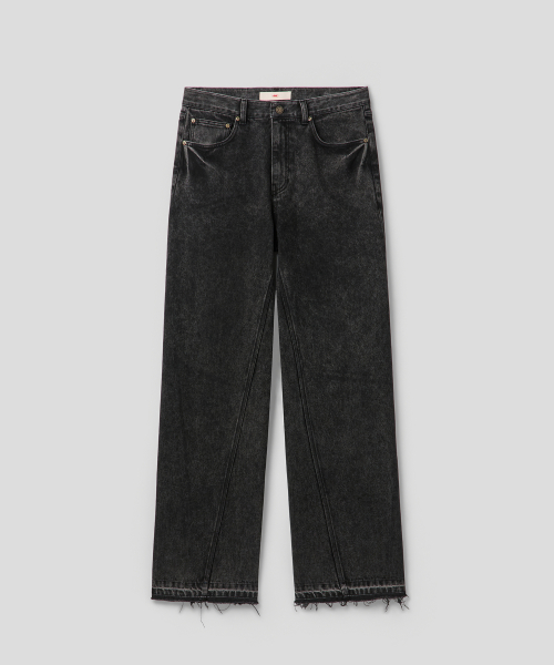 BIAS SHIFT JEANS (WASHED BLACK)