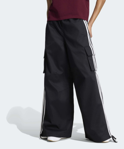 TWL CARGO PANTS BLACK/WHITE