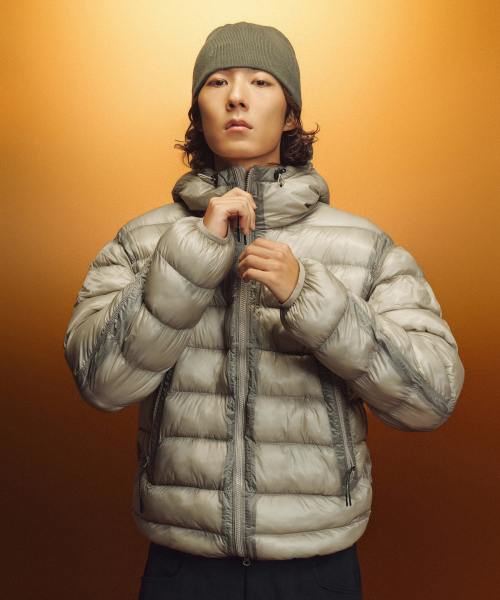 무신사 스탠다드 스포츠 [굿펠로우] 엣지 시어로프트 패딩자켓 DUSTY BEIGE
