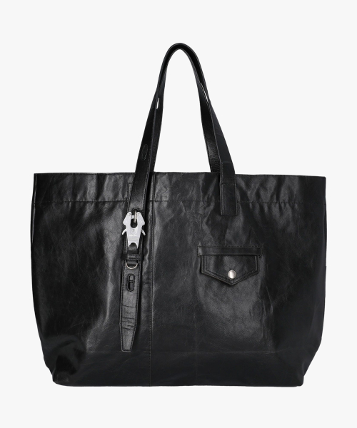 [DOFFJASON X SSRL] Moto Core Buckle Leather Shoulder Bag BLACK