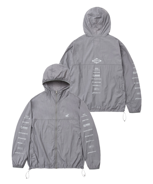Lightweight Windbreaker Charcoal