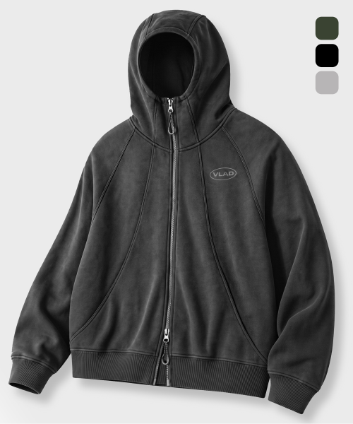VLAD 2WAY BALACLAVA ARCH SWEAT HOODED ZIP-UP_3 COLOR
