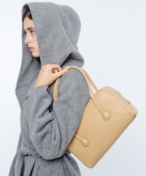 SOFT BOSTON SMALL_beige plain