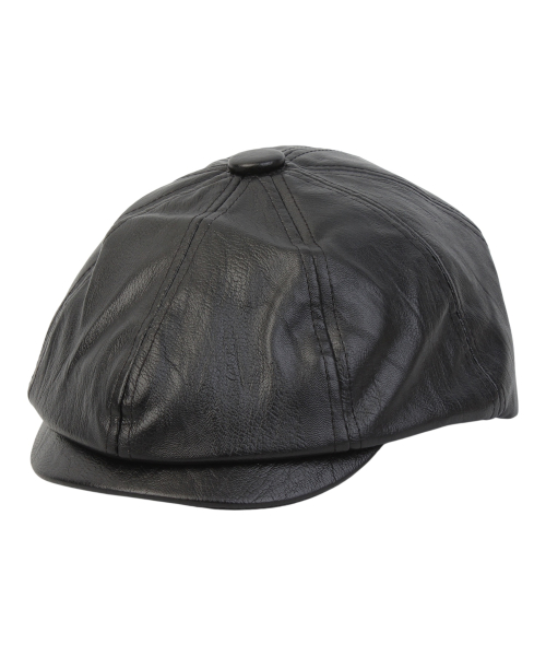 Leather Black Banding Huntingcap 헌팅캡