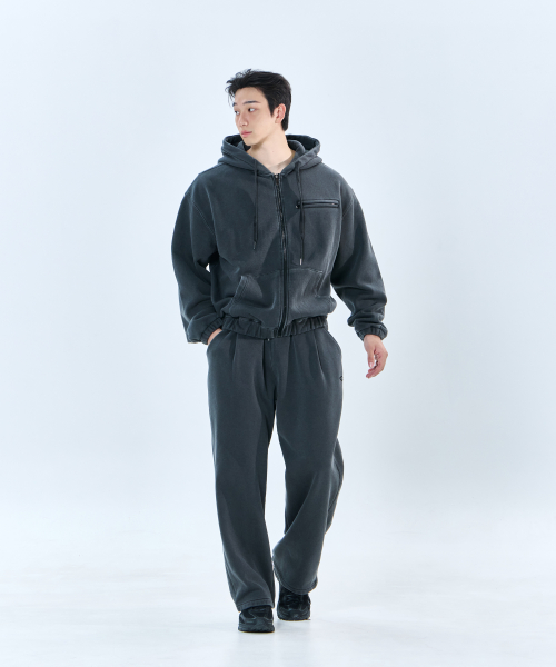 [SET] 가먼트다잉 스웻 후드 셋업 BNZHD03 BNZLPT03