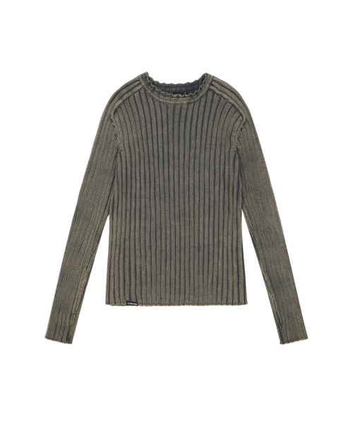 Fade Washed Knit (Navy)