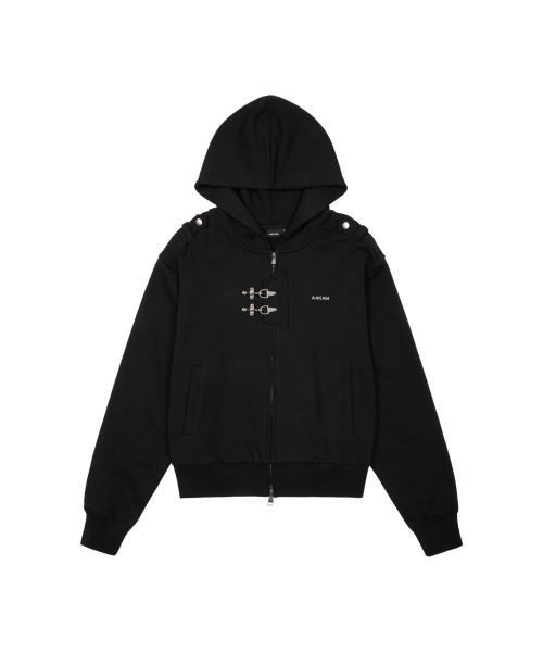 Fireman Hook Hoodie Zip-Up (Black)