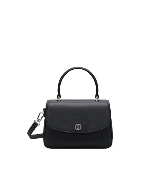Senua Flap Mini Crossbody Bag, Black