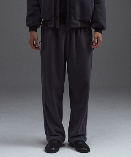 POLARTEC Fleece Sweatpants Charcoal Gray