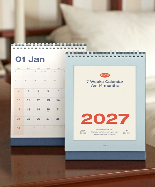 2027 플로우 데스크 캘린더 탁상달력