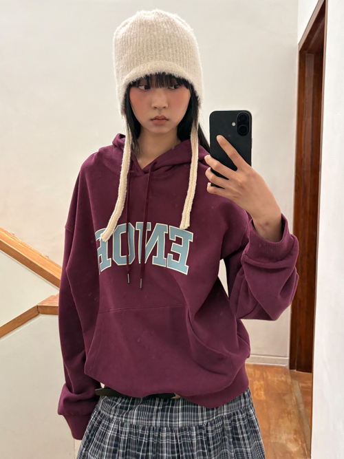 [CORE] ENOR CORE HOODIE - PURPLE