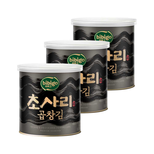 CJ제일제당 비비고 초사리 곱창김 30g x3개