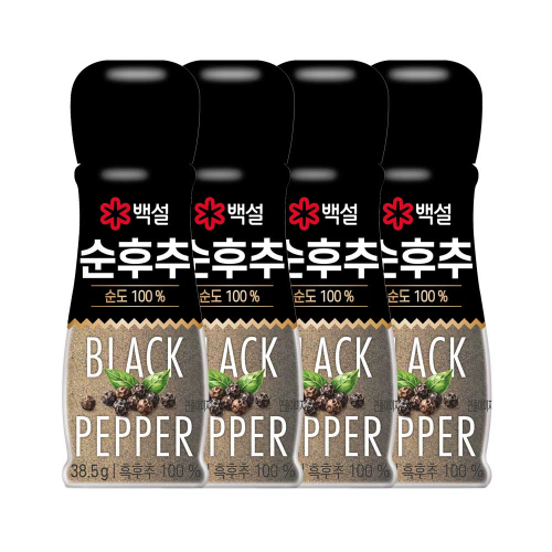 CJ제일제당 백설 순후추 38.5g x4개