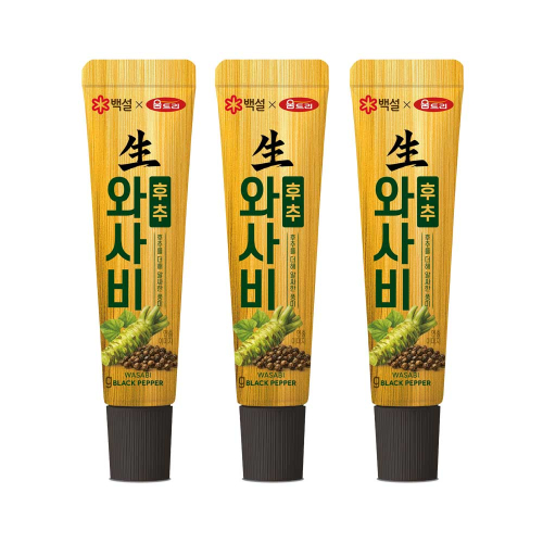 CJ제일제당 백설 와사비 후추 43g x3개