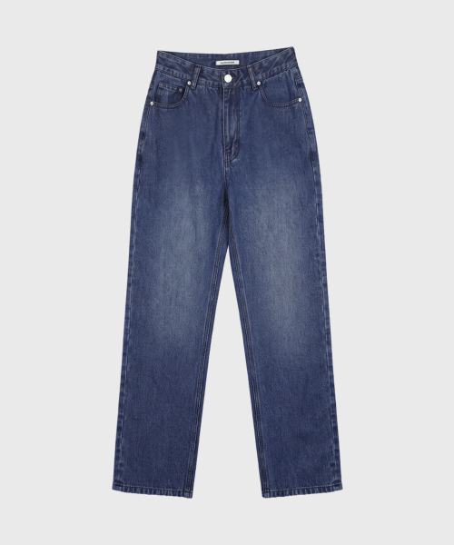 Essential Straight Jeans, BLUE