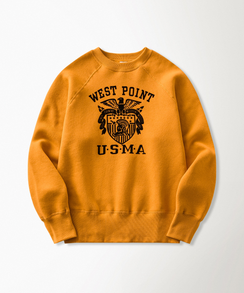 Heavyweight USMA Raglan Sweatshirt Yellow