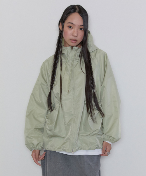 Drawstring Hood Jacket [Mint]