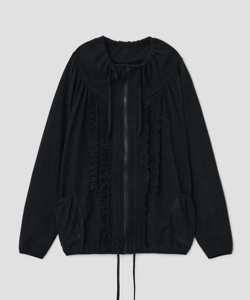 Vintage Zip Pocket Top [Black]