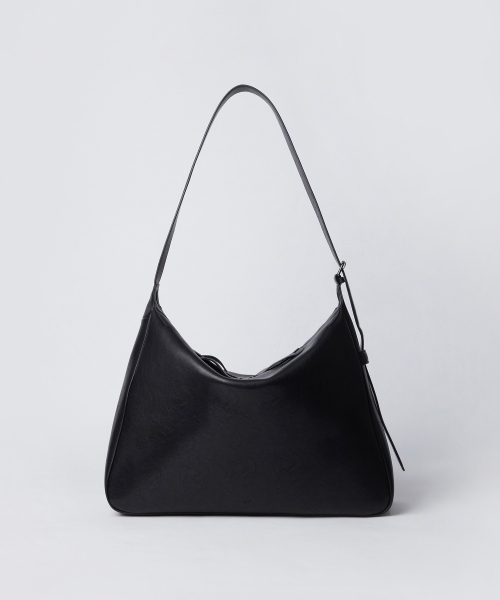 COW HIDE ARCHI 숄더 백 BLACK