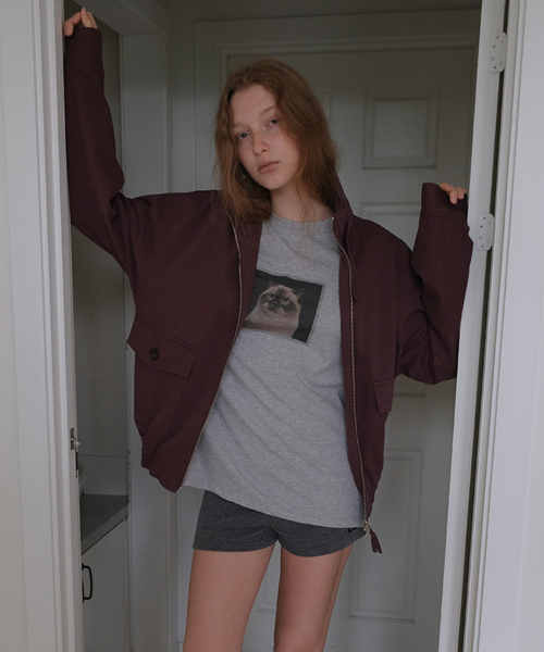 Lovicat Printed T-Shirt - Gray