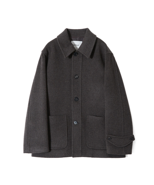 Newyear Wool Half Coat Spain Olive