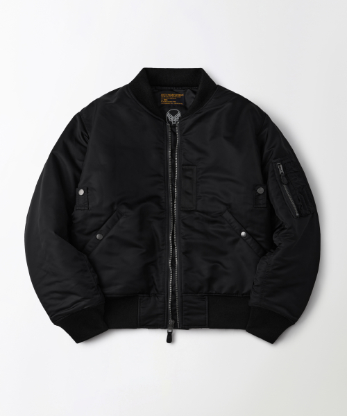 MA-1 FLIGHT JACKET(WOOL INSULATION)_BLACK