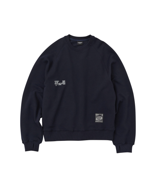 엠아이엠 OIL DROPLET SWEATSHIRT_Navy
