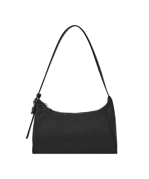 TONAL HOBO BAG-BLACK