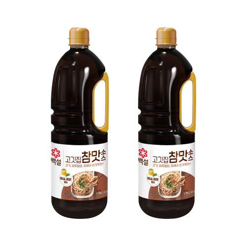 CJ제일제당 백설 고깃집 참맛소스 1.75L x2개