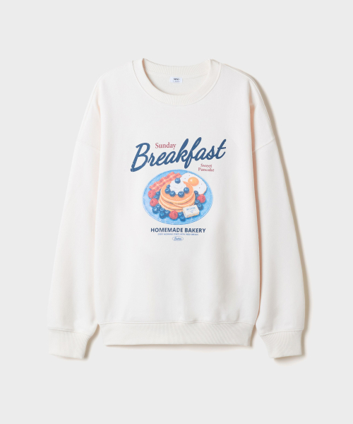 BREAKFAST Sweat-Shirt_SPMNG49G71