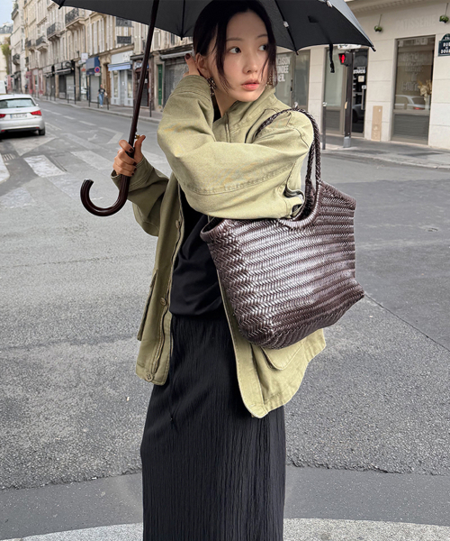 MELO H-LINE SKIRT (BLACK)