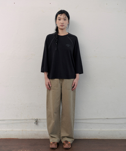 kitcher raglan t-shirt (black)