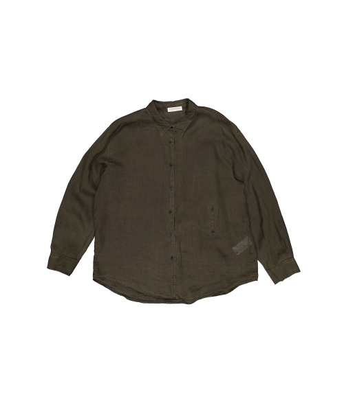netero linen shirt (brown)