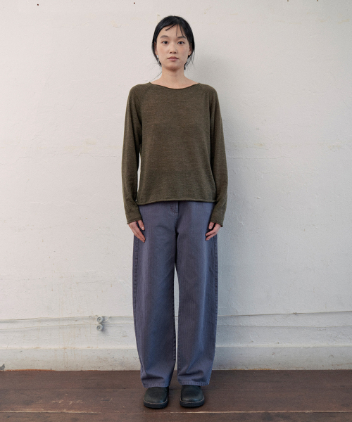 kaisel curved dyeing pants (2color)