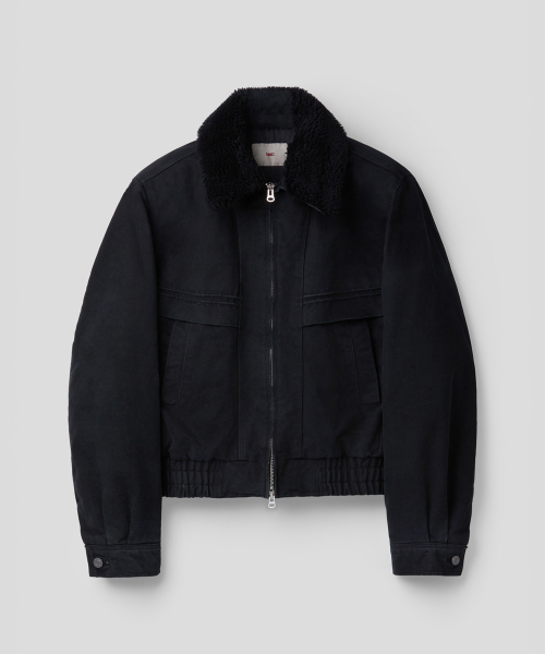 CALDER COTTON JACKET (BLACK)
