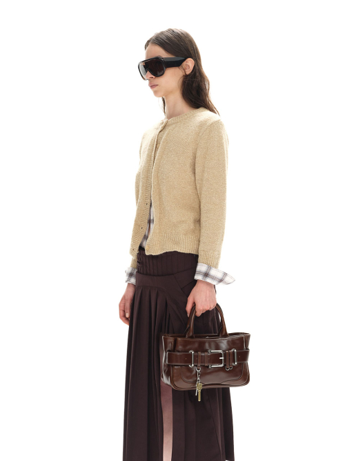 TOTE BROCLE MINI [MARRONE]