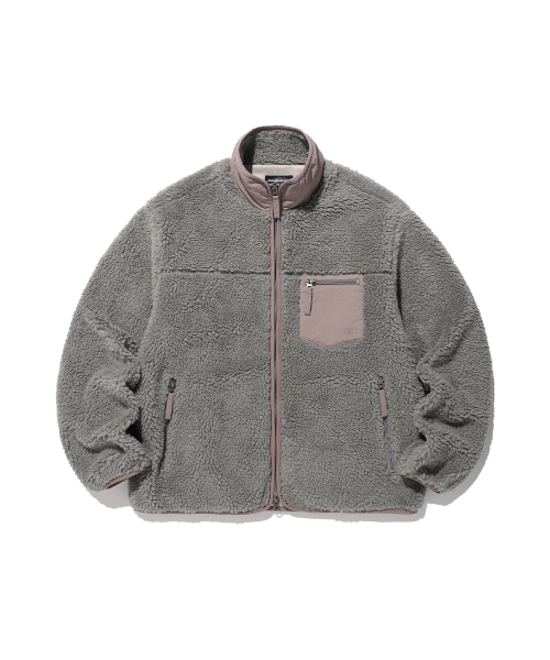 NGC FLEECE JACKET_GREY(NG2GFUJ241A)