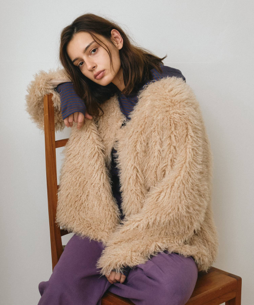Shegi Faux Round Fur Jacket