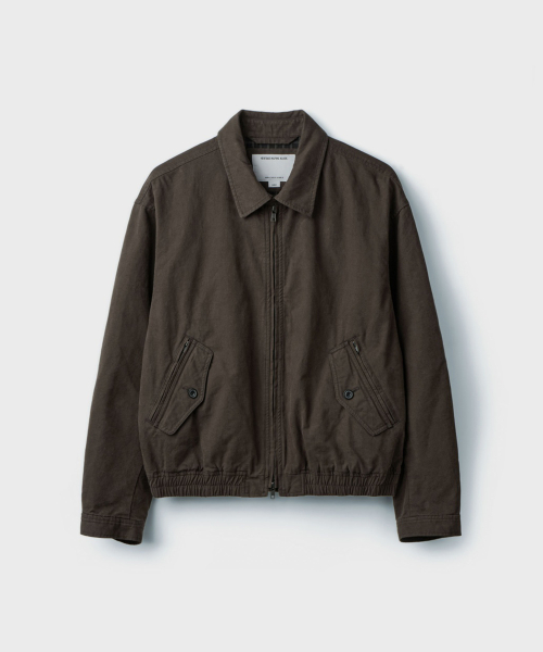 DRIVER SWING JACKET [DARK BROWN]