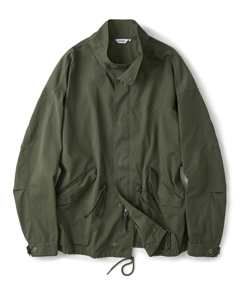 Cotton Twill Field Jacket Olive
