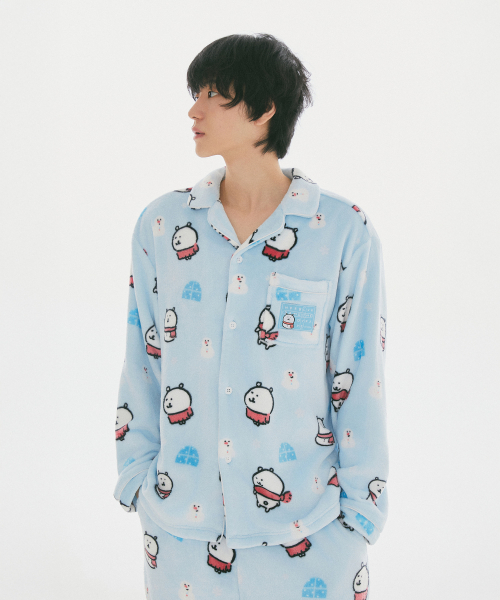 DAMGOMI Sleep Pajamas (Light Blue)_SPPPG4VU03