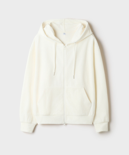 Corduroy Hooded Zip-Up_SPMZG4TG02