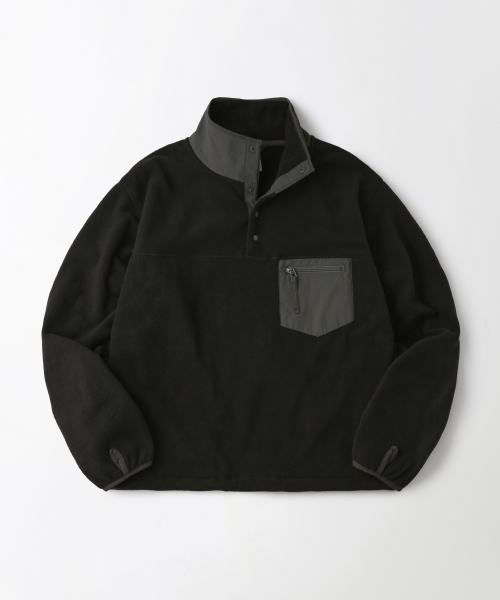 아웃스탠딩 VINTAGE FLEECE PULLOVER_BLACK