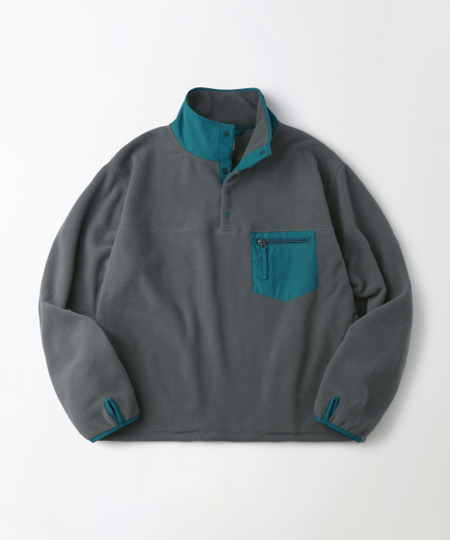 VINTAGE FLEECE PULLOVER_GRAY