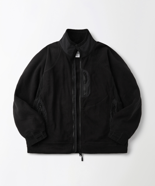 MILITARY FLEECE JACKET_BLACK