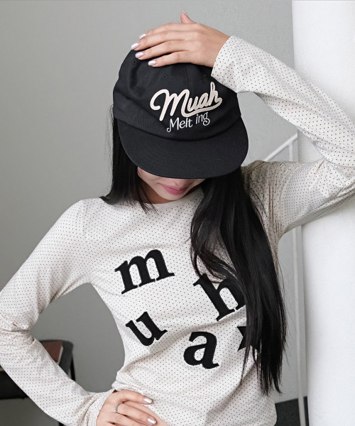 LETTERING MUAH SNAPBACK [BLACK]