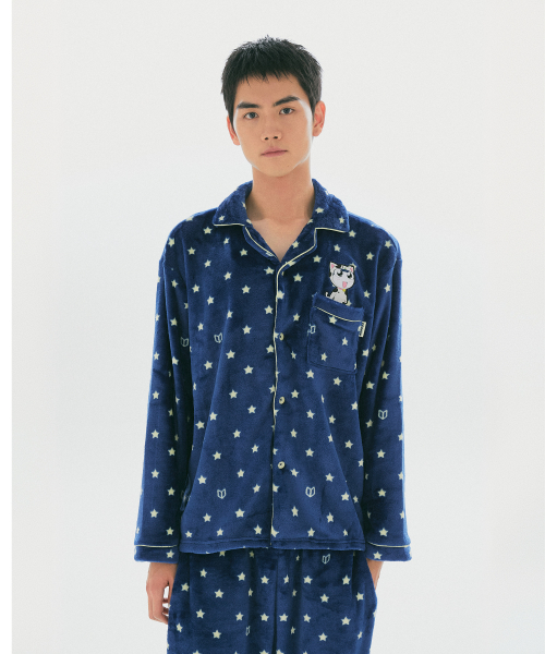 [개구리 중사 케로로] 수면 파자마(Navy)_SPPPG4VU12