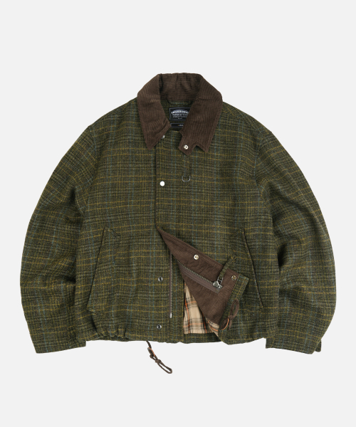 WOOL HERITAGE HUNTING JACKET _ SEAWEED