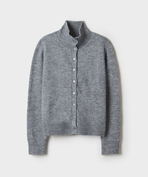 [Soft Yarn] Fuzzy High-Neck Cardigans_SPCKG4TW02