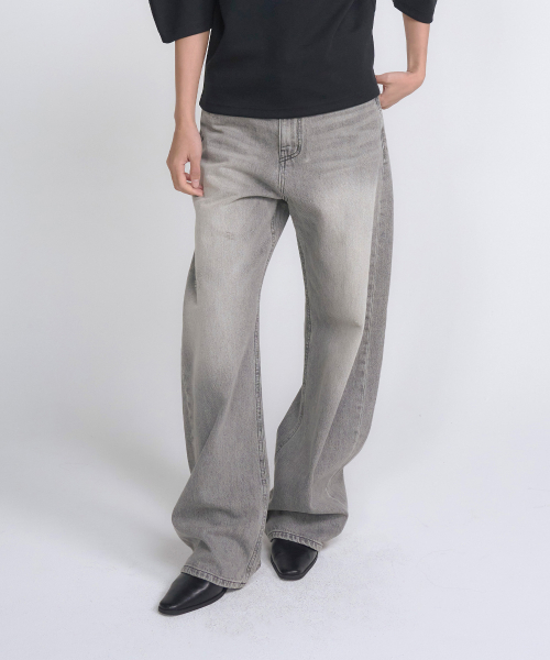Curve Leg Denim_Grey-VN25W012
